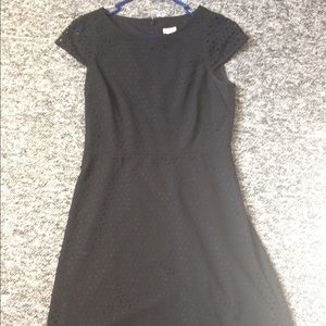 Jcrew black lace dress